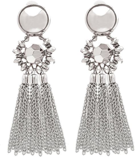 amazon silver drop earrings|drop silver earrings for women.